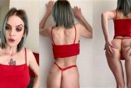 Phoebe Yvette Youtuber Red Thong Nude Video Leaked Thothub.live on shefanatics.com
