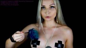 ASMR Network Nude Naughty Feather ASMR Lewd Video on shefanatics.com