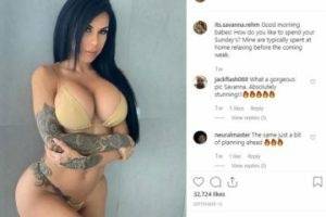 Savanna Rehm Nude Video Oil Tease on shefanatics.com