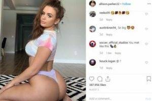 Allison Parker Spanking Nude Video Premium Snapchat leak on shefanatics.com