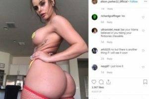 Allison Parker Lesbian BDSM Nude Porn Instagram Model on shefanatics.com