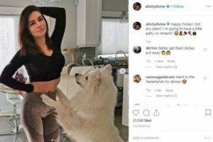 Alinity Compilation Letting Her Dog Smell Her Pussy NSFW on shefanatics.com