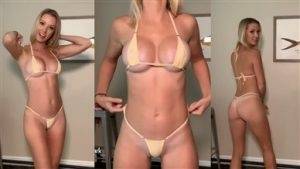 Vicky Stark Birthday Suit Try Nude Video Leaked on shefanatics.com