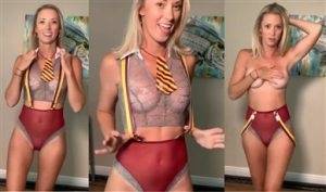 Vicky Stark Nude Costume Try On Leaked Video on shefanatics.com