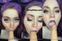 Dovey ASMR Dildo Blowjob Porn Video on shefanatics.com