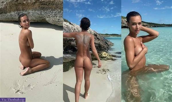 Rachel Cook Nude Teasing at Beach Video on shefanatics.com