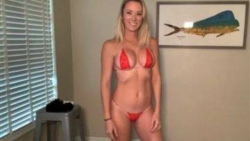 Vicky Stark Youtuber Sheer Lace Lingerie Video Leaked on shefanatics.com