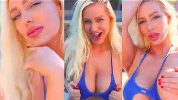 Tara Babcock Blue Monokini Nude Video Leaked on shefanatics.com