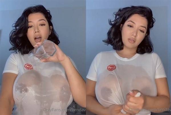 Brenda Vanessa Nude See Through Wet Shirt Video Leaked on shefanatics.com