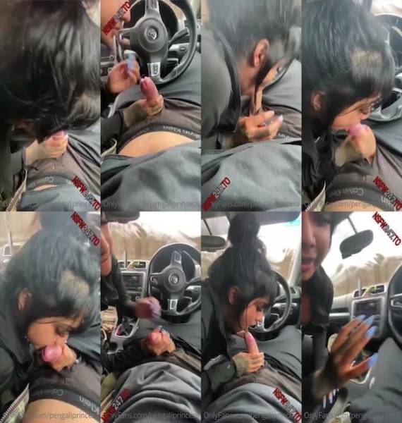 Pengali Princess - sucking dick int the a car on shefanatics.com