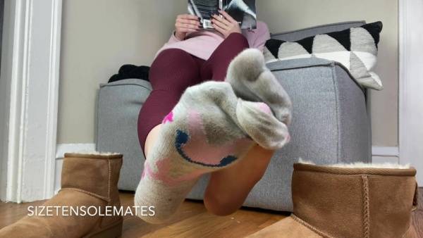 Taking Off My Sweaty Uggs Dirty Socks on shefanatics.com