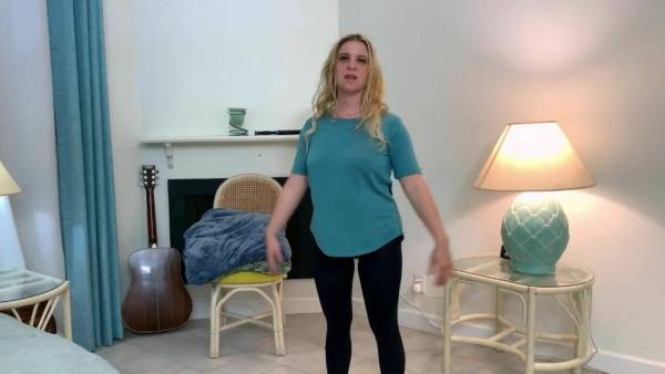 Stepson helps stepmom make an exercise video - Erin Electra1 on shefanatics.com