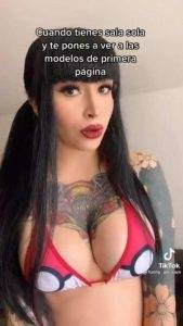 Leaked Tiktok Porn Pokemon bikini Mega on shefanatics.com