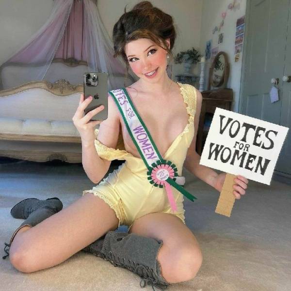 Belle Delphine Votes For Women Onlyfans Photos Leaked on shefanatics.com