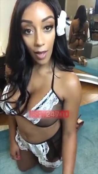 Ariana gray teasing in her maid cosplay snapchat leak xxx premium porn videos on shefanatics.com