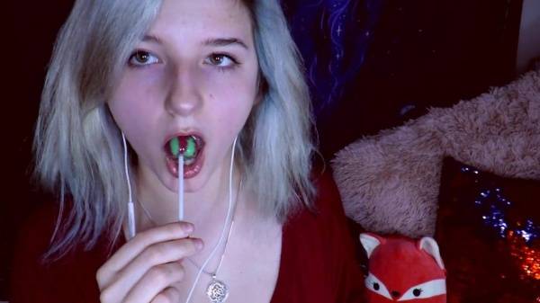 Aftyn Rose ASMR - Lollipop Licking and Sucking on shefanatics.com