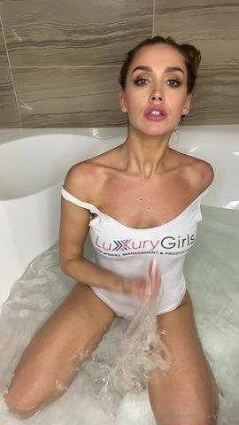 Luxury Girl OnlyFans - 15 April 2020 - Bath Tub Teasing on shefanatics.com