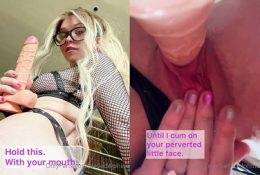 Belle Delphine Dildo Fuck Dominant Roleplay Video Leaked on shefanatics.com