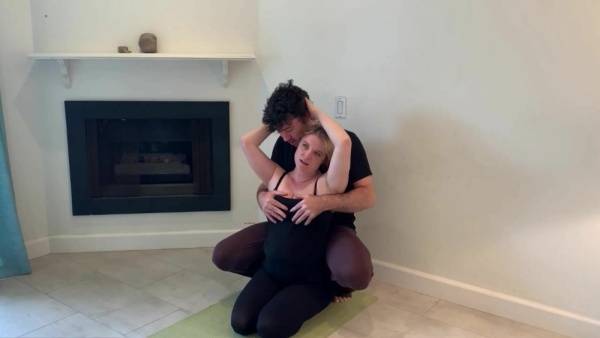 Stepson helps stepmom with yoga and stretches her pussy (2)1 4 on shefanatics.com