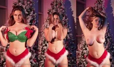 Megan Guthrie Nude Boobs Teasing in Christmas Video Premium on shefanatics.com