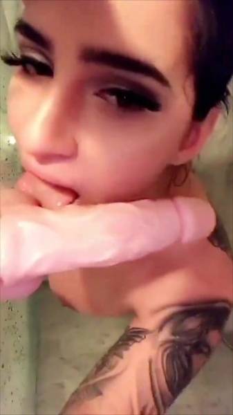 Cassie Curses shower dildo blowjob & riding snapchat premium free xxx porno video on shefanatics.com