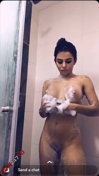 UnikornTV Latina shower masturbating snapchat premium xxx porn videos on shefanatics.com