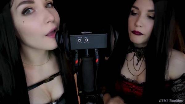 KittyKlaw ASMR - Vampire hunter ear licking on shefanatics.com