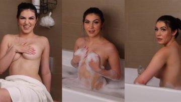 Mikaela Pascal Nude Bathtub Video Leaked on shefanatics.com