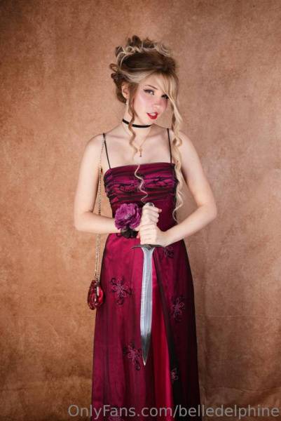 Belle Delphine Nude Prom Night Red Dress Onlyfans Set Leaked on shefanatics.com