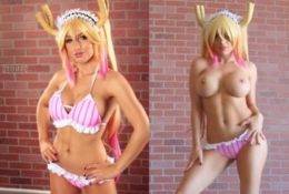 Liz Katz Nude Strip Tease Tohru Cosplay on shefanatics.com