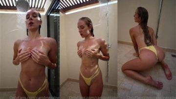 Caroline Zalog Nude Onlyfans Shower POV Video Leaked on shefanatics.com