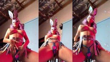 Darshelle Stevens Bunny Cosplay Nude Video Leaked on shefanatics.com