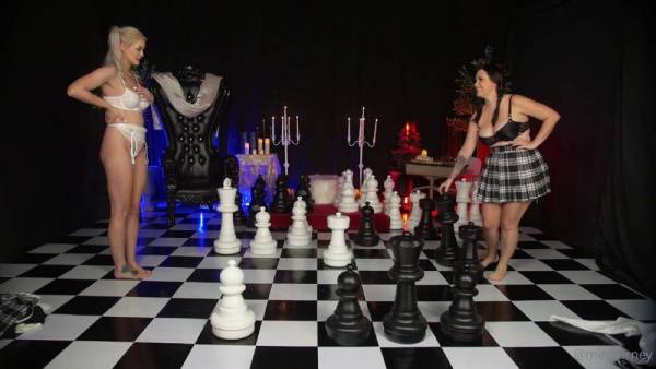 Meg Turney Danielle DeNicola Chess Strip Onlyfans Video Leaked on shefanatics.com