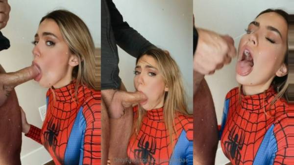 Olivia Mae Spider Girl Deepthroat Video Leaked on shefanatics.com