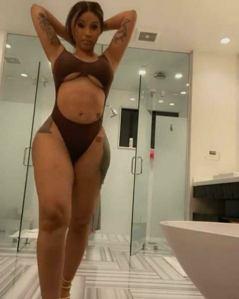 Cardi B Sexy One-Piece Modeling Video Leaked - Usa on shefanatics.com