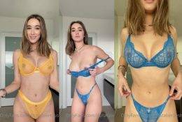 Natalie Roush Nipples See Through Lingerie Video Leaked on shefanatics.com