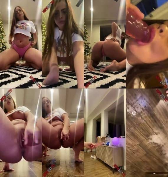 Allison Parker dildo masturbation on the floor snapchat premium 2019/12/12 on shefanatics.com