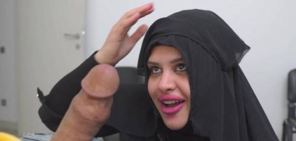 This Muslim woman is SHOCKED !!! I take out my cock in Hospital waiting room. on shefanatics.com