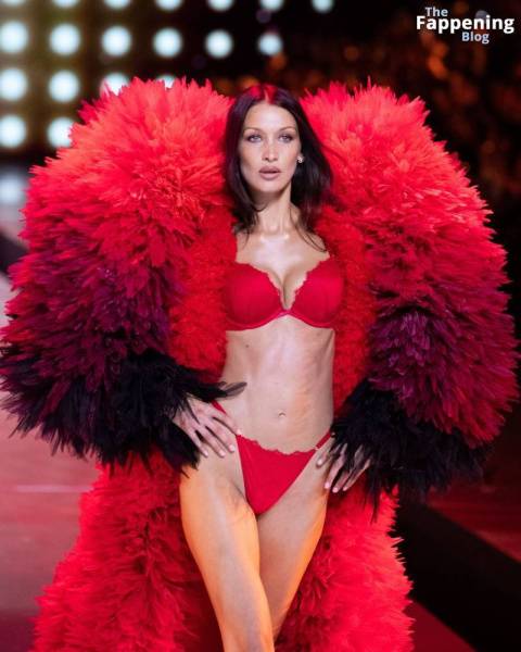 Bella Hadid Looks Stunning in Red at the 2024 Victoria’s Secret Show (63 Photos) on shefanatics.com