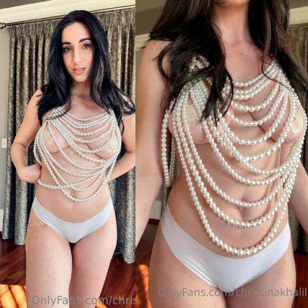 Christina Khalil Nipple Beaded Pasties Onlyfans Video Leaked - Usa on shefanatics.com