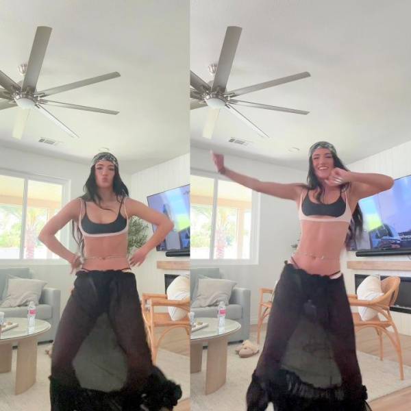 Charli D’Amelio Coachella Fit 2024 TikTok Video Leaked - Usa on shefanatics.com