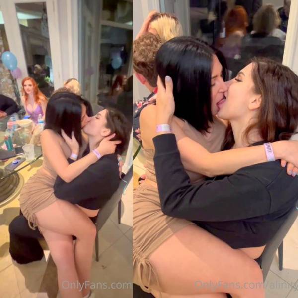 Alinity Fandy Hot Lesbian French Kiss PPV Video Leaked - France on shefanatics.com