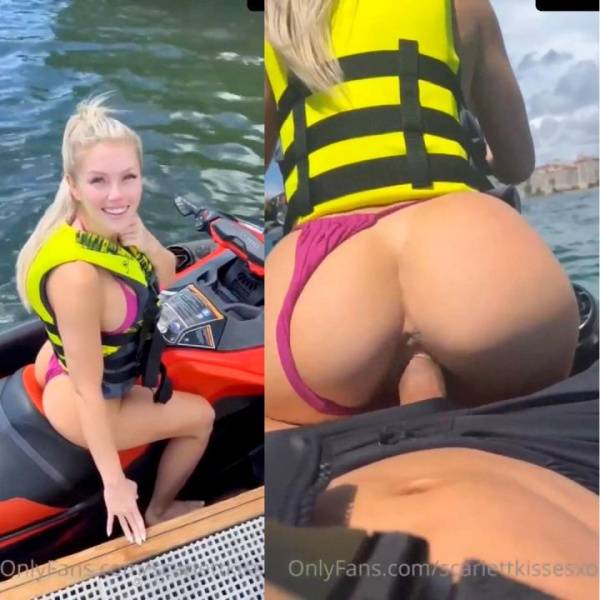 ScarlettKissesXO Sex On A Jet Ski OnlyFans Video Leaked - Usa on shefanatics.com