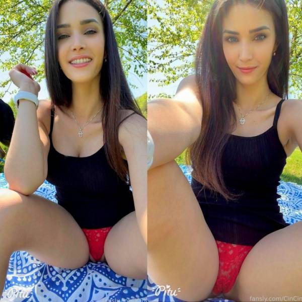 CinCinBear Red Thong Pussy Flash Onlyfans Set Leaked on shefanatics.com