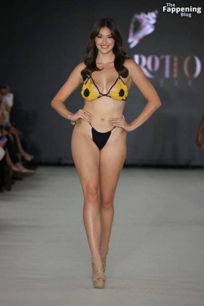 Rachel Pizzolato Displays Her Sexy Body at the ëa Lingerie Fashion Show (14 Photos) on shefanatics.com