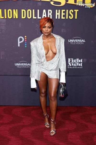 Taraji P. Henson Displays Her Sexy Boobs at the ‘Fight Night: The Million Dollar Heist’ Premiere (55 Photos) on shefanatics.com