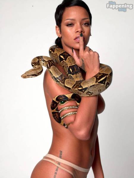 Rihanna Strips Sexy & Topless – GQ 2013 (67 Outtake Photos) on shefanatics.com